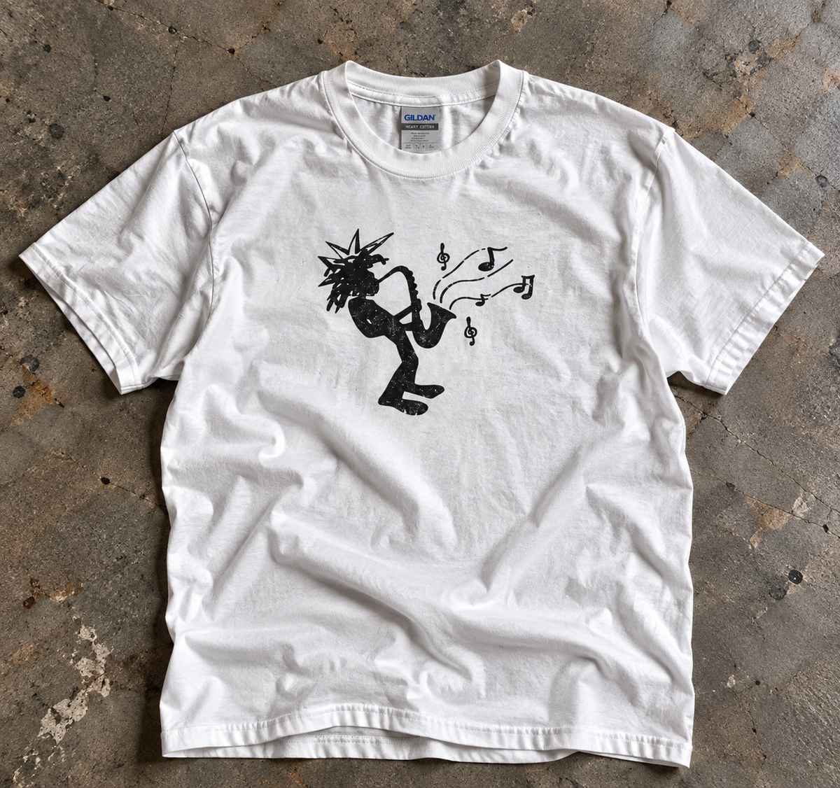 Jazz Saxophone Graphic Tee
