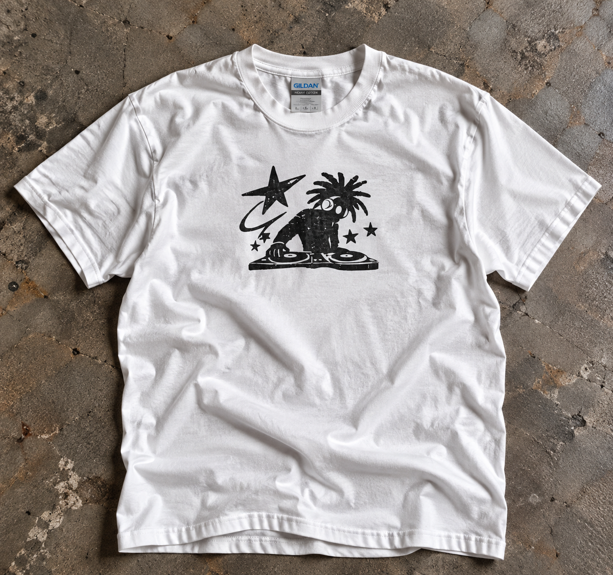 Retro DJ Graphic Tee