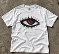 Gothic Eye Red Star Graphic Tee