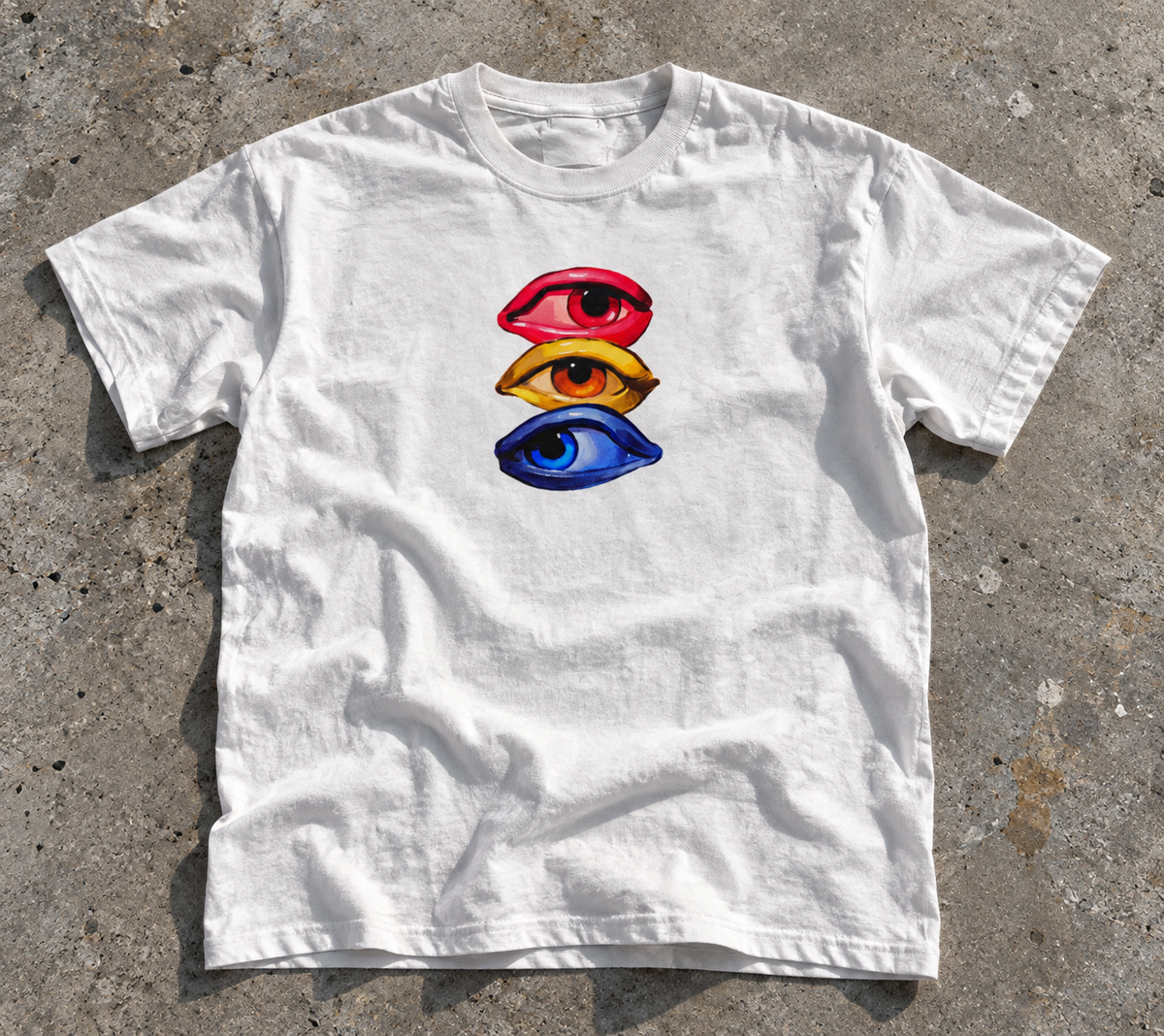 Triple Eye Graphic Tee